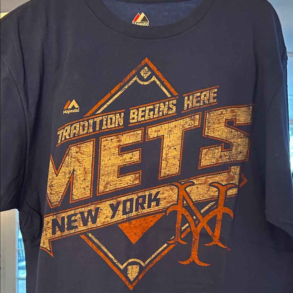Mets tradition begins here tee shirt